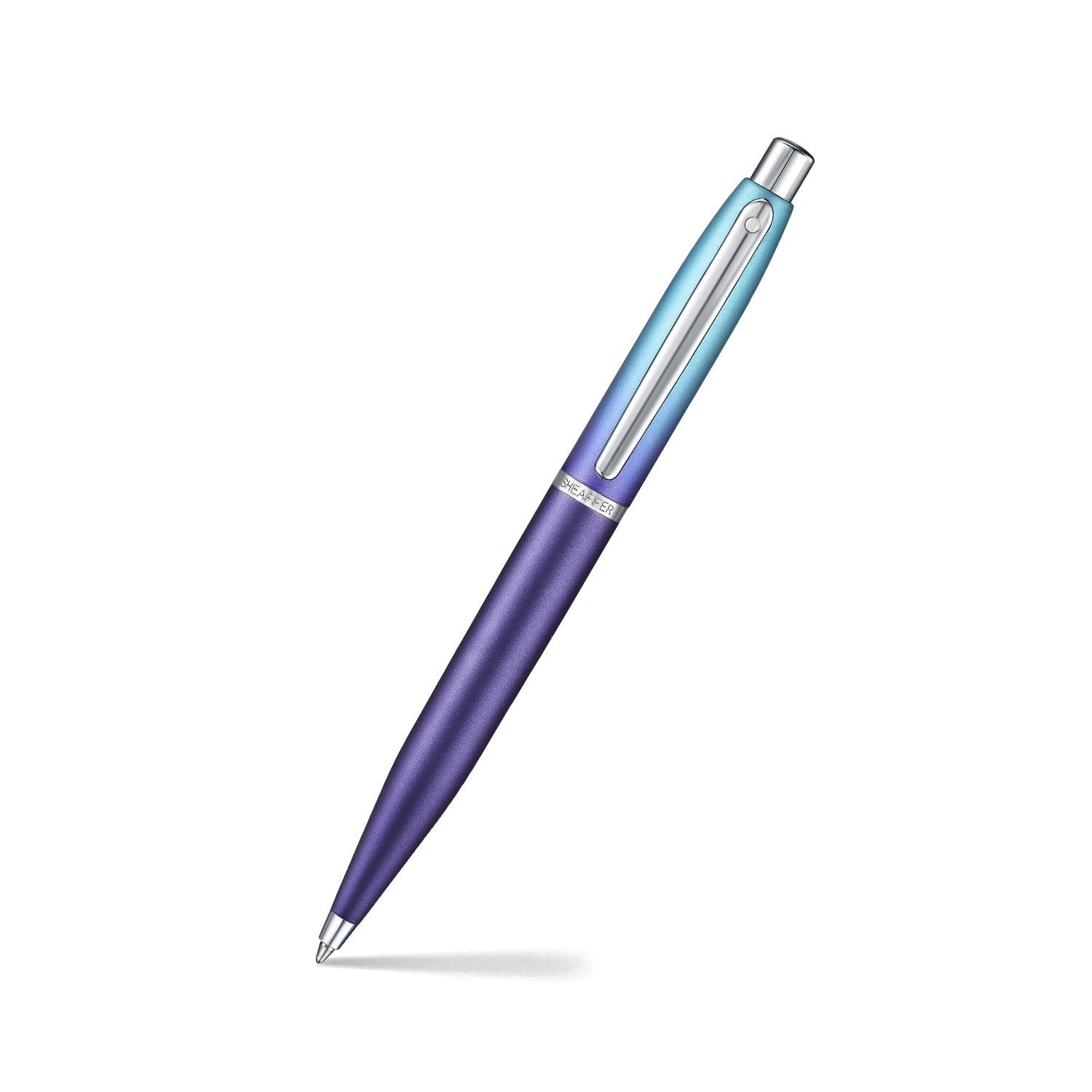 Sheaffer VFM Expressions Blue/Purple Pearlised Gradient with Chrome Accents