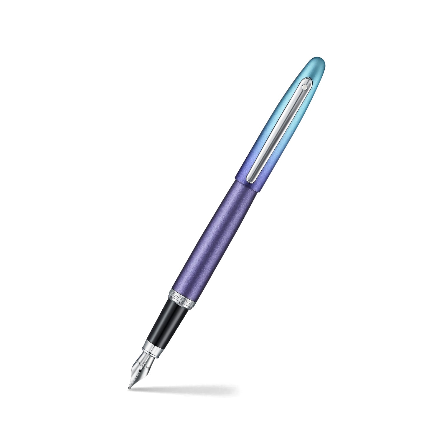 Sheaffer VFM Expressions Blue/Purple Pearlised Gradient with Chrome Accents