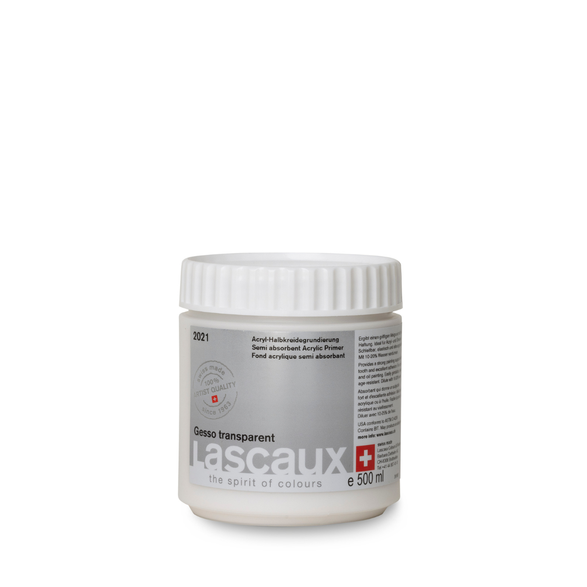 Lascaux Gesso transparent