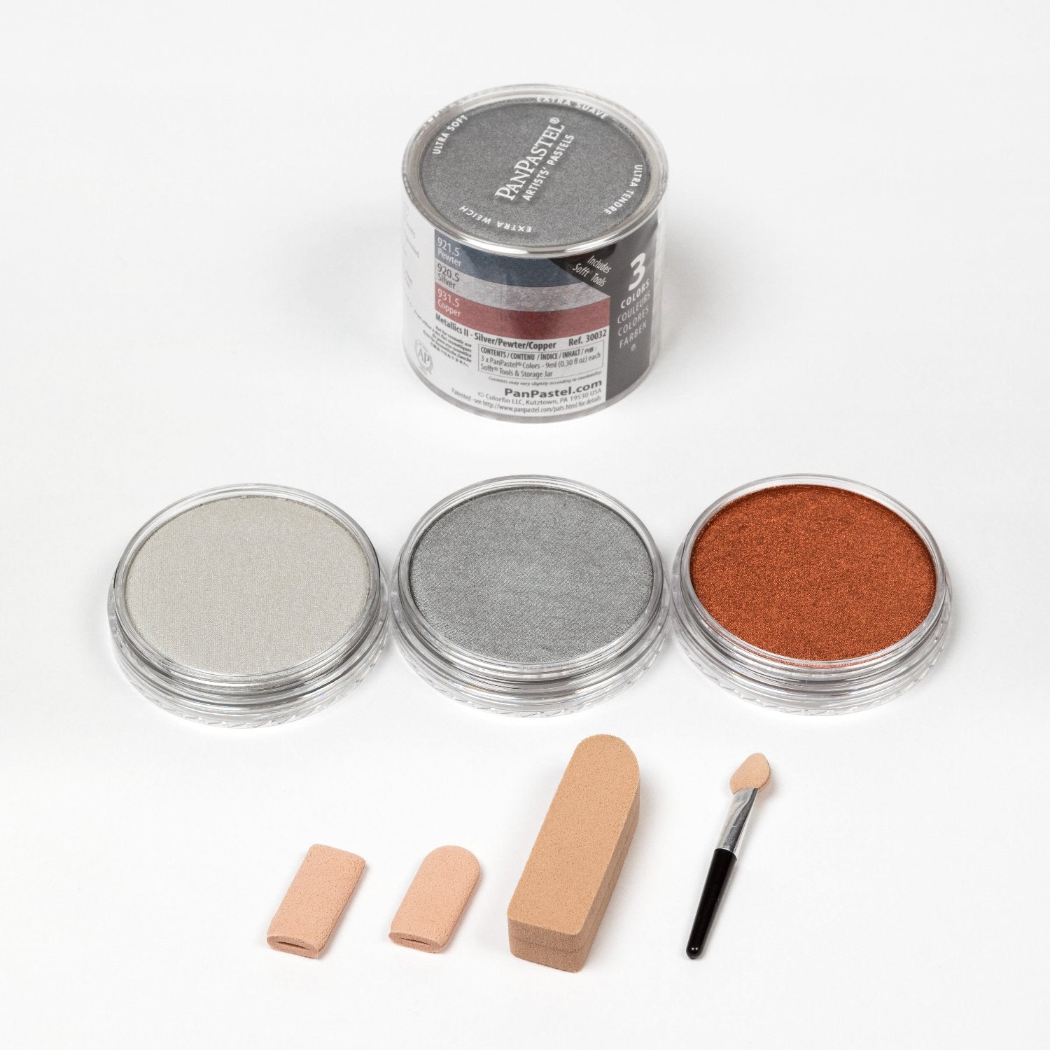PANPASTEL set 3 pcs. 30032 Metallics 2