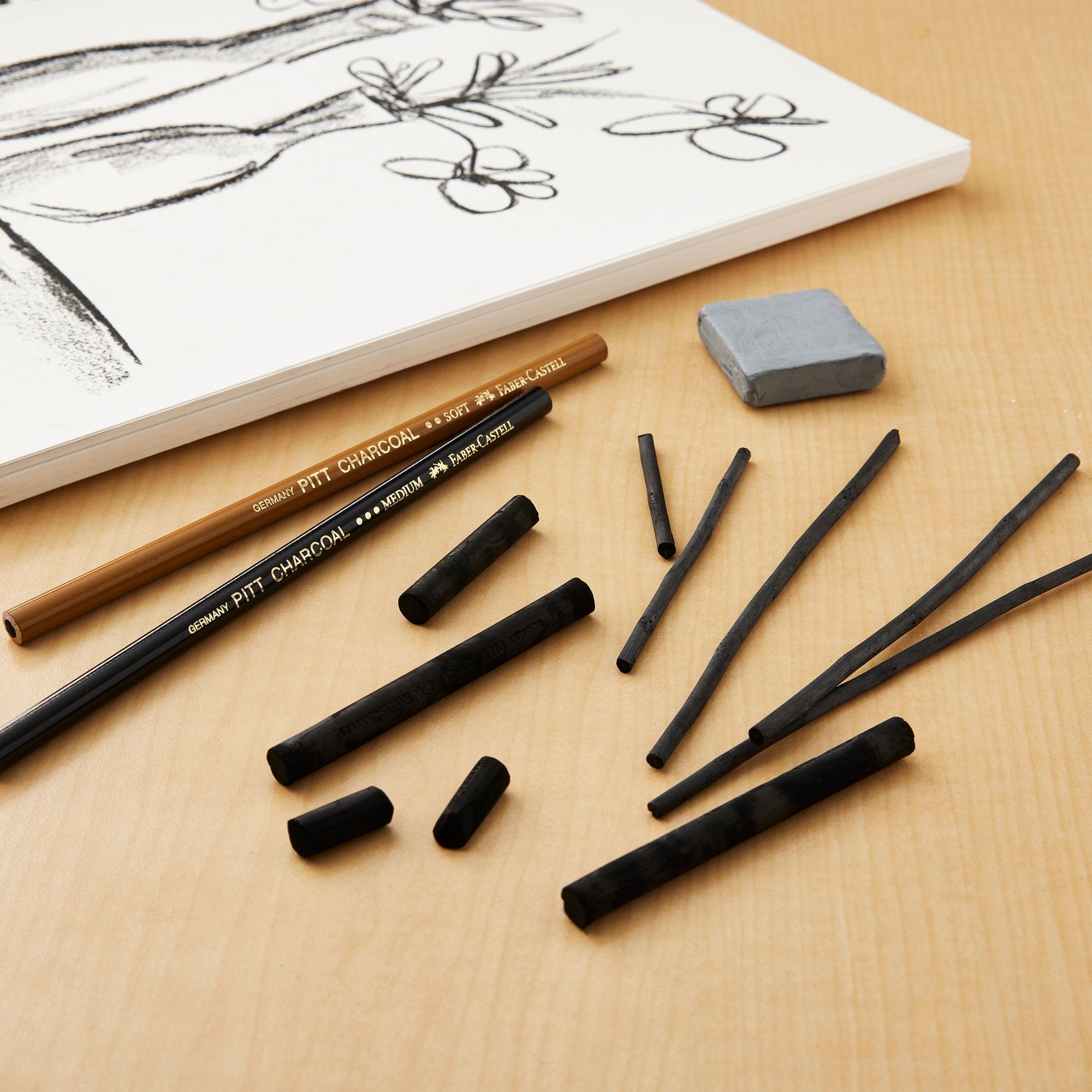 Faber-Castell Pitt Charcoal Set, 10-piece