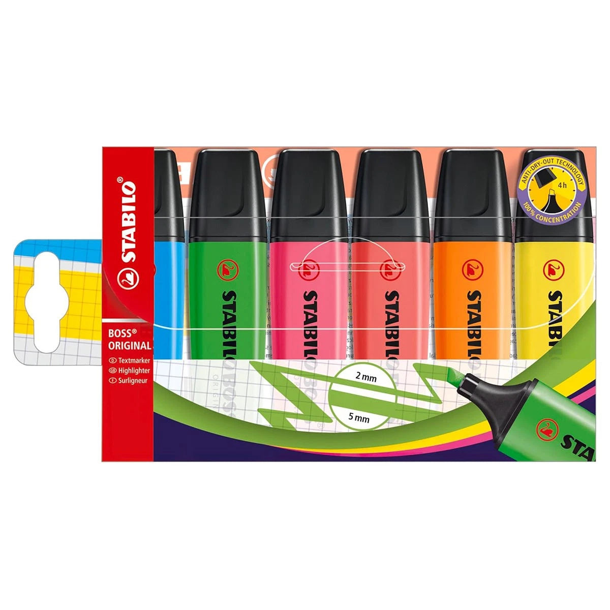 Stabilo Boss Overstregning 6-pk