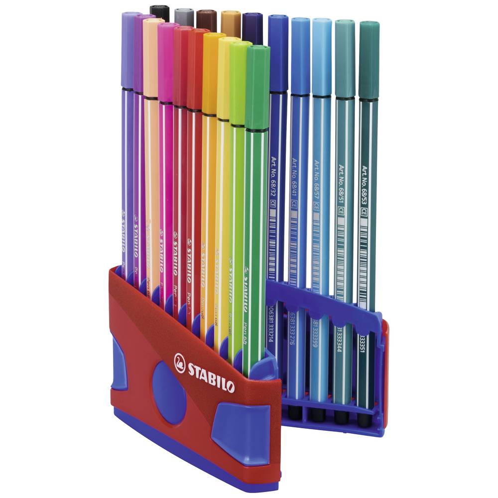 Stabilo Pen 68 ColorParade sæt 20 stk