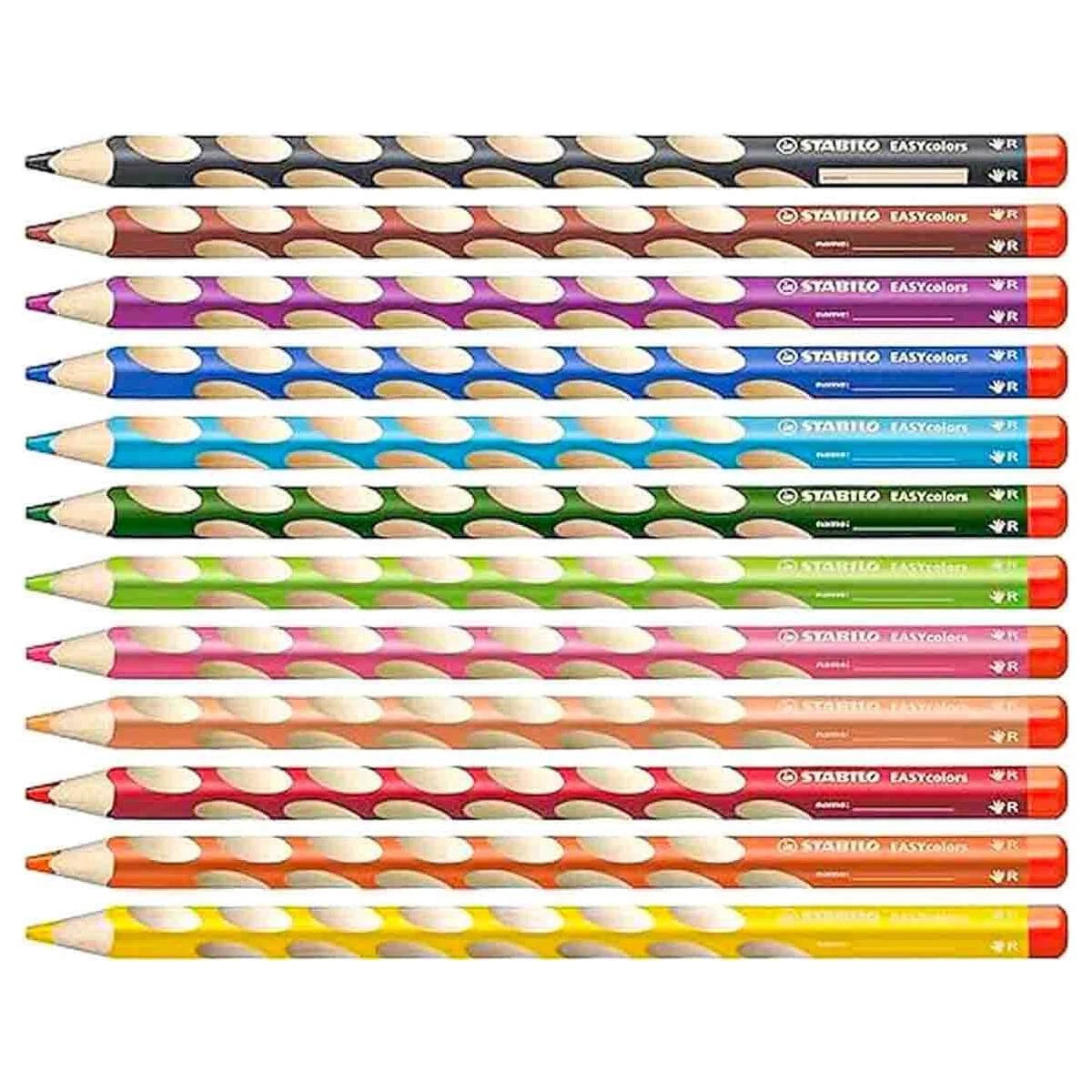 Stabilo Easycolors farveblyant sæt 12 stk højre