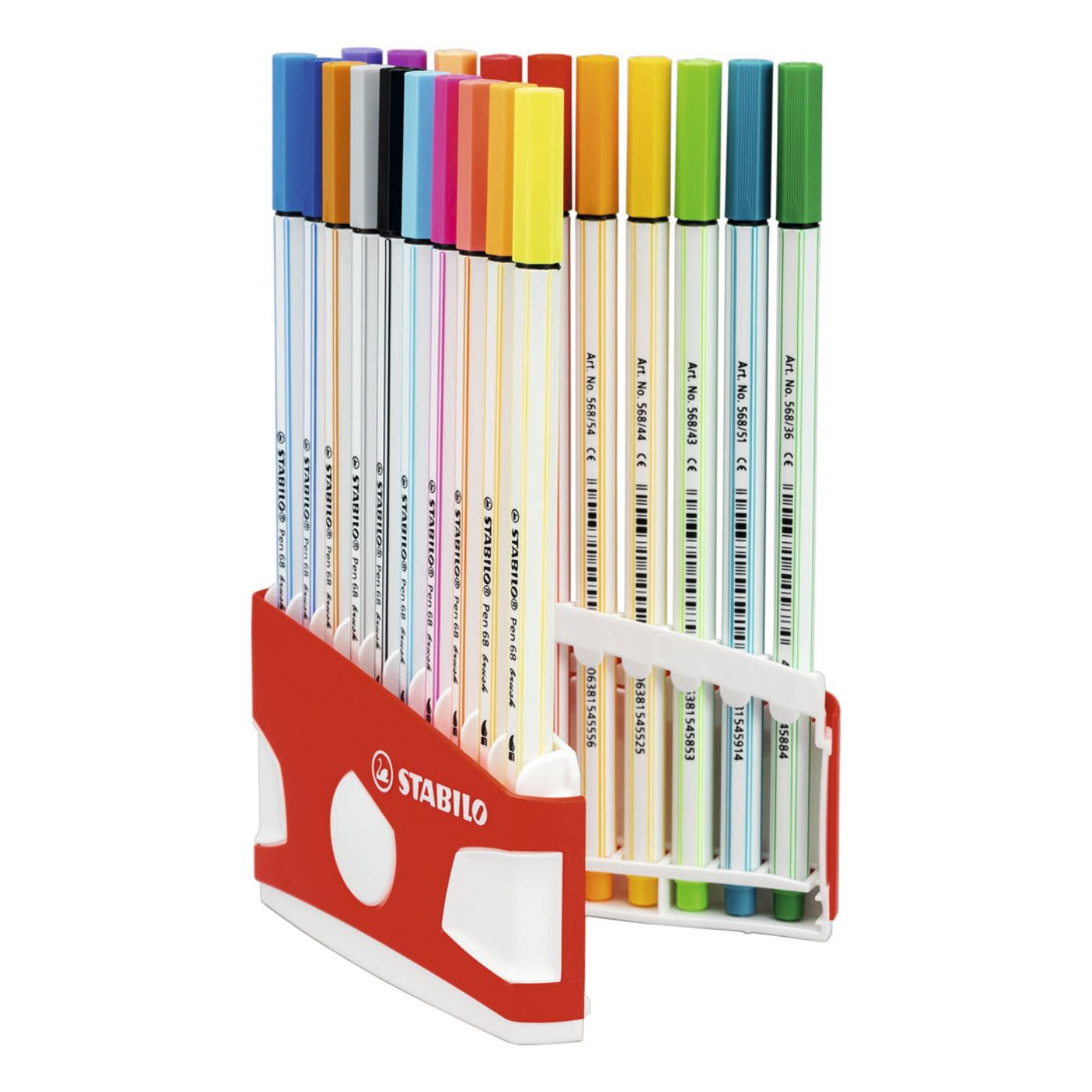 Stabilo Pen 68 Brush ColorParade sæt 20 stk