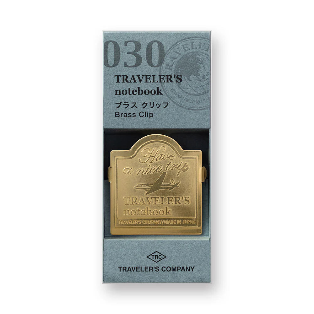 Traveler´s Company, 030. Brass Clip - Airplane