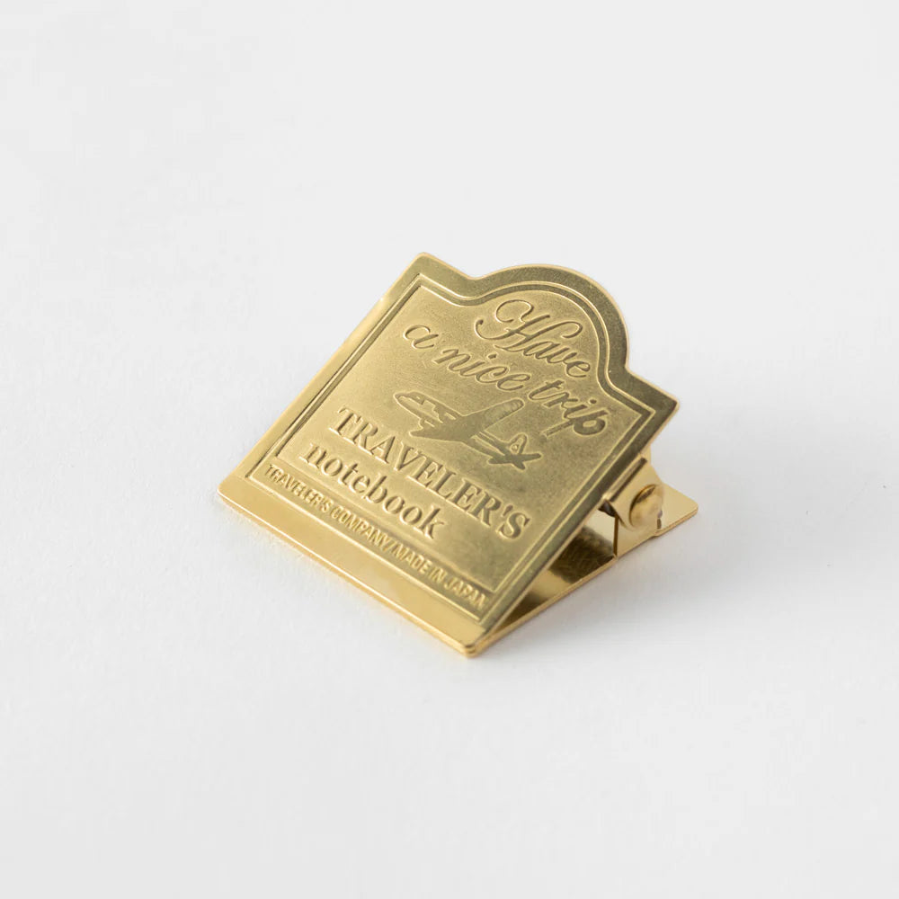 Traveler´s Company- 030. Brass Clip - Airplane