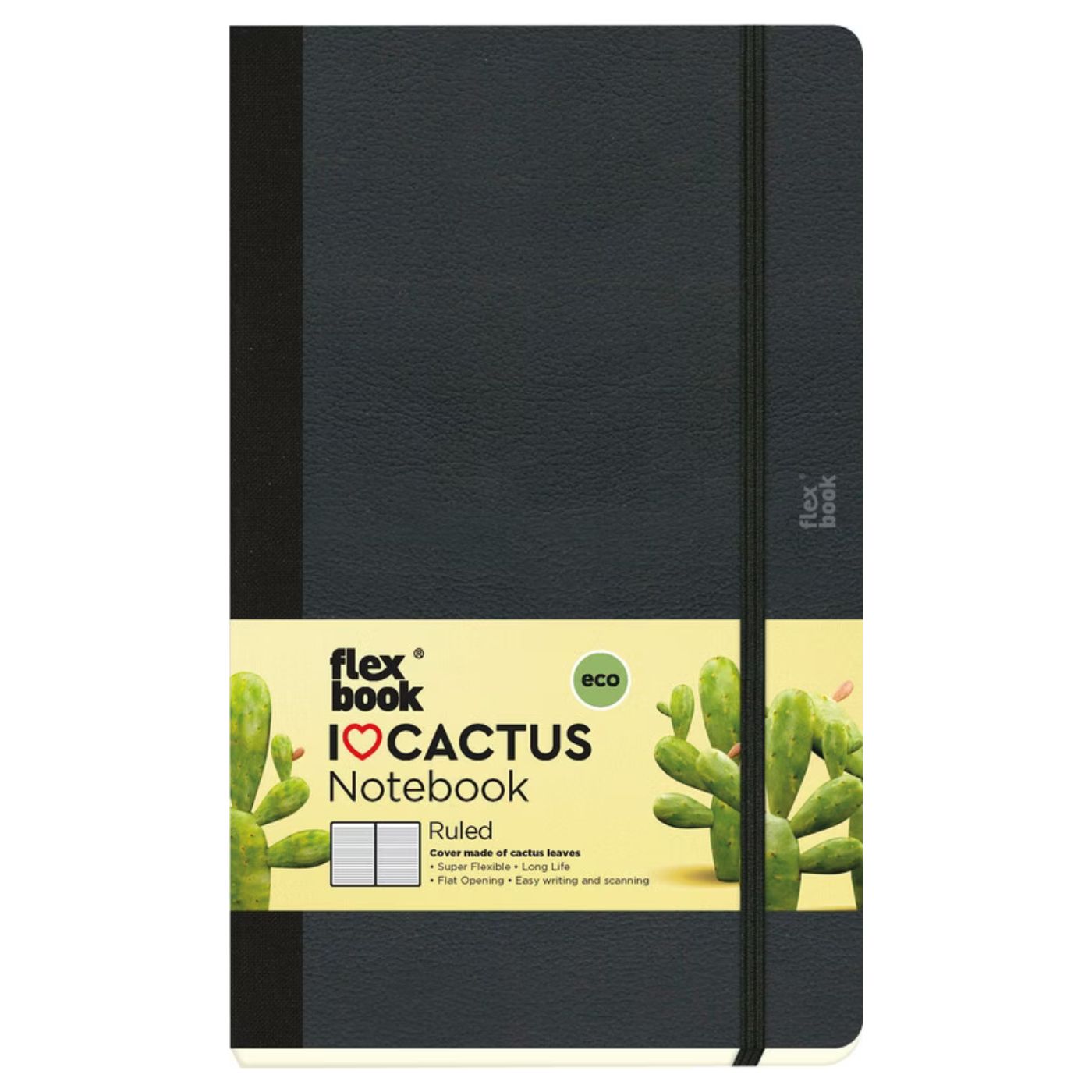 Flexbook I Love Cactus notesbog 13x21 cm – linjeret