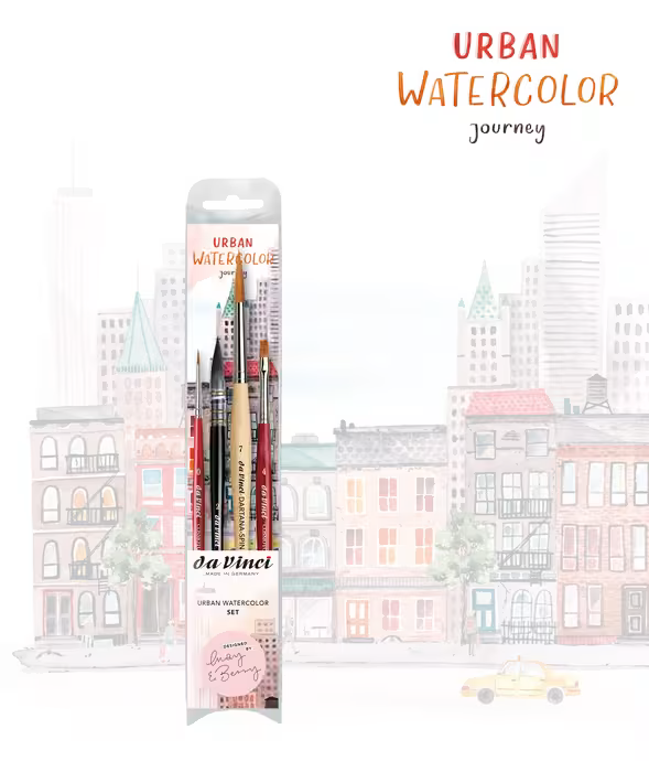 DV Set 5601 Urban Watercolor Journey set