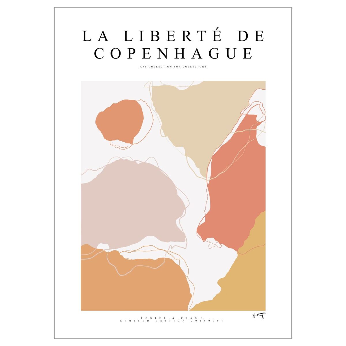 Poster & Frame - Collection La Liberté De Copenhague - 2019 001 - A5