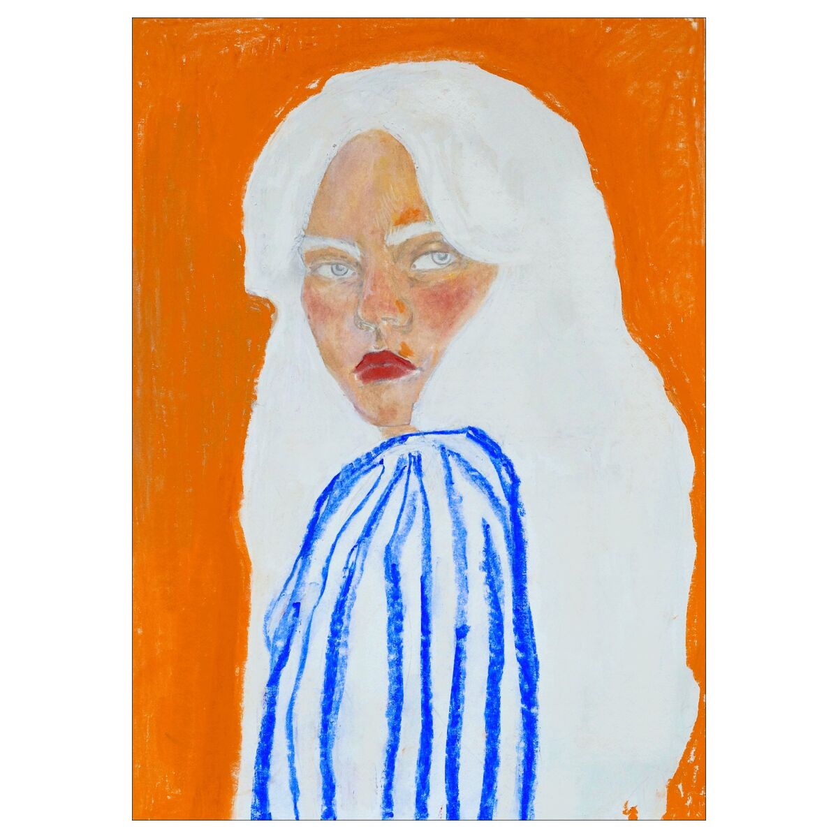 Fiona Alberte Portrait illusion 50 x 70 cm