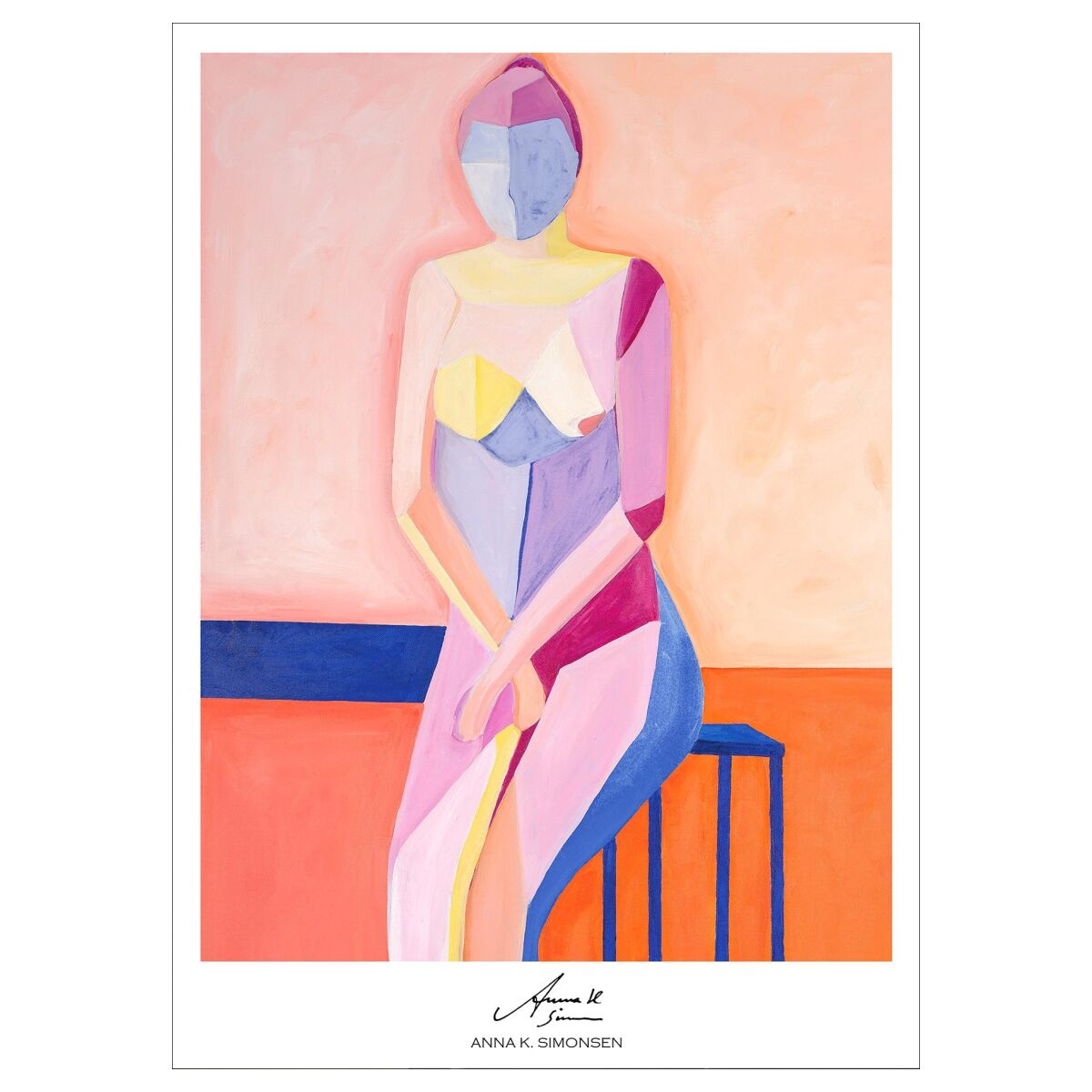 Anna K. Simonsen Ariel - poster 50 x 70 cm