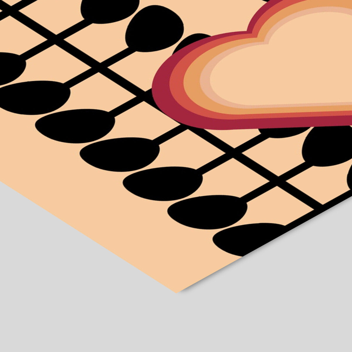 Frances Collett Let love grow Cream - A5