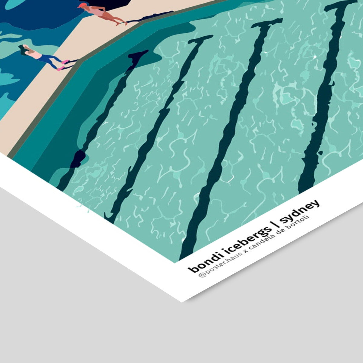 posterHaus Bondi Icebergs A3