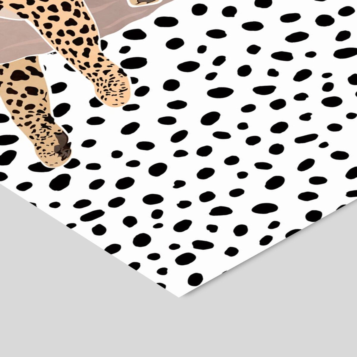 Sarah Manovski Leopard Sleeping Polkadots - A5