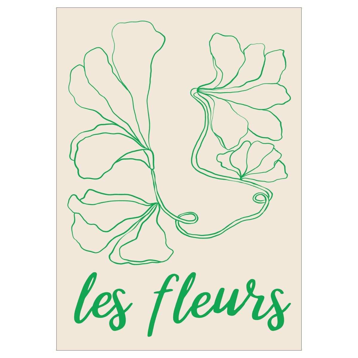 Affordable Art Prints Abstract Fleurs - A5