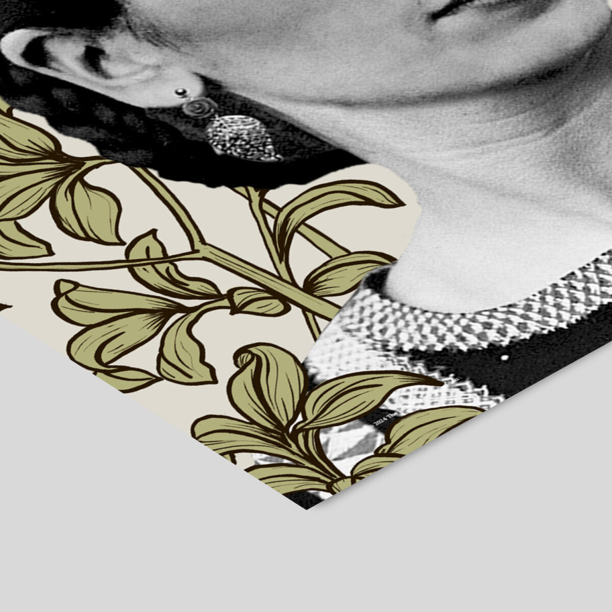 Frida Kahlo Green Leaves - A5