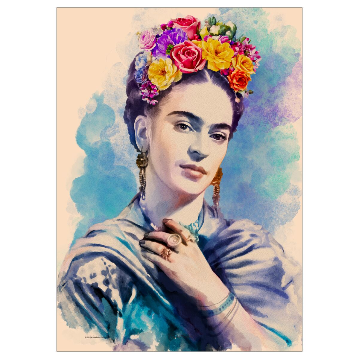 Frida Kahlo Watercolor 4 - A5