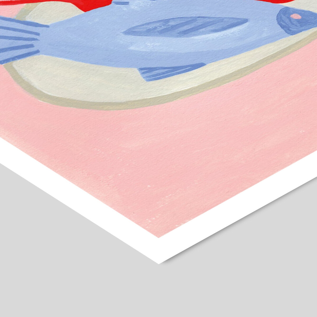 Iga Kosicka Cat Likes Fish 50 x 70 cm