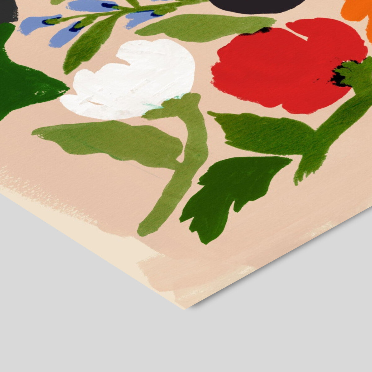 Affordable Art Prints x Megan Galante Vibrant Floral Abstract Flowers - A5