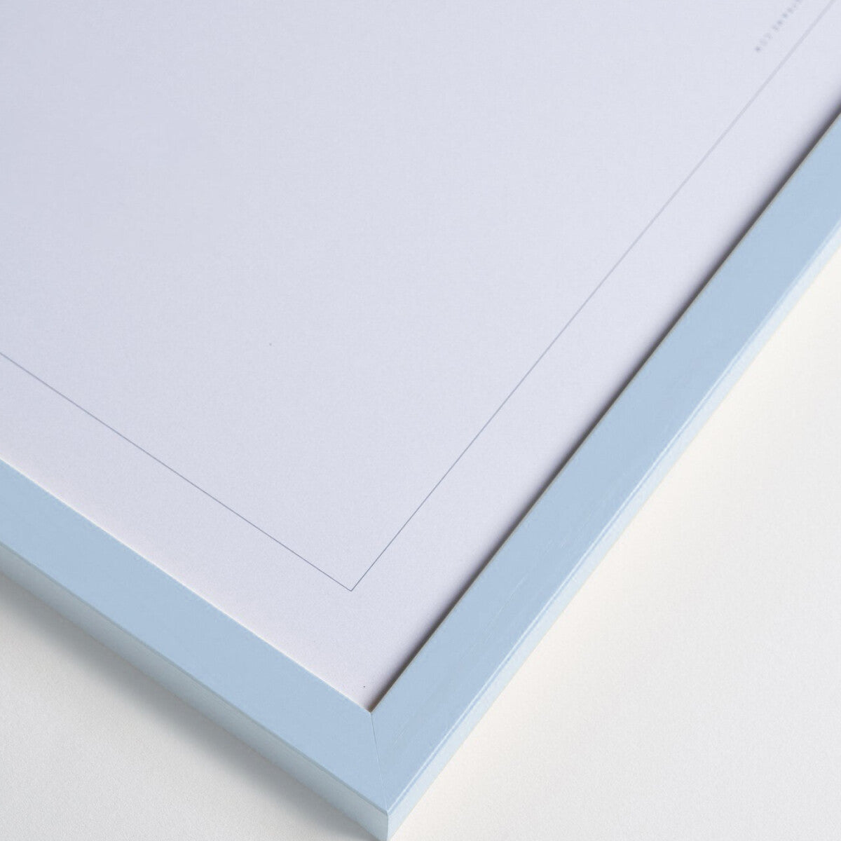 Wooden frame - Sky Blue