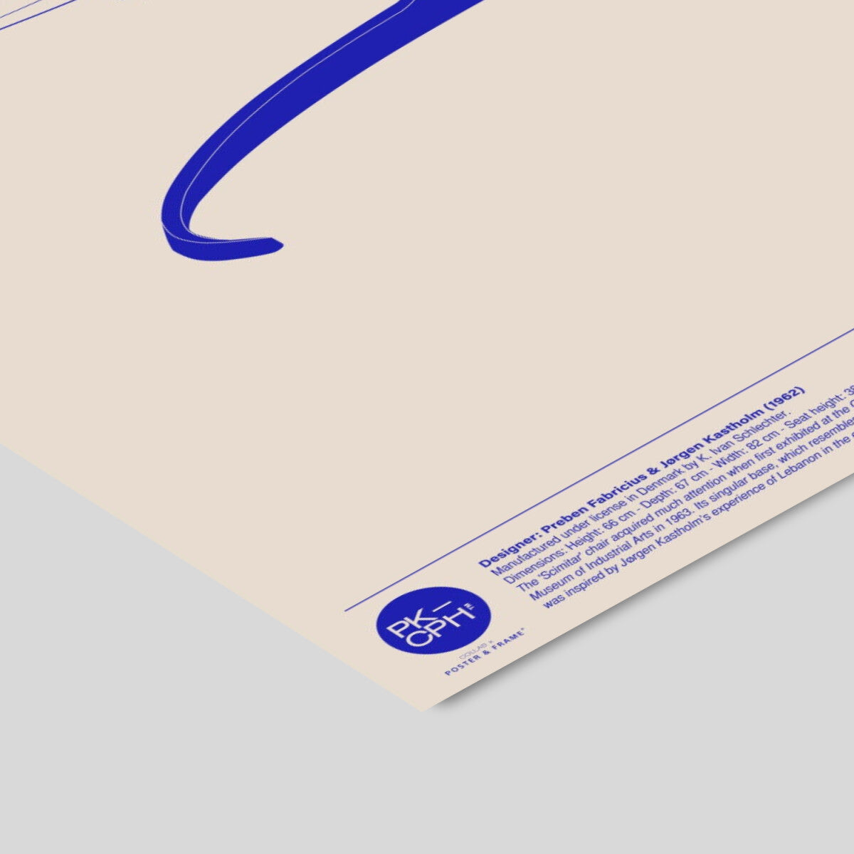 PK CPH Pk Poster™ (N.49) 50 x 70 cm