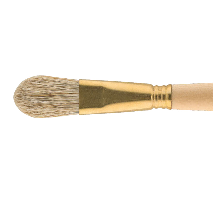Escoda Boar Bristle Brush, Filbert 7040