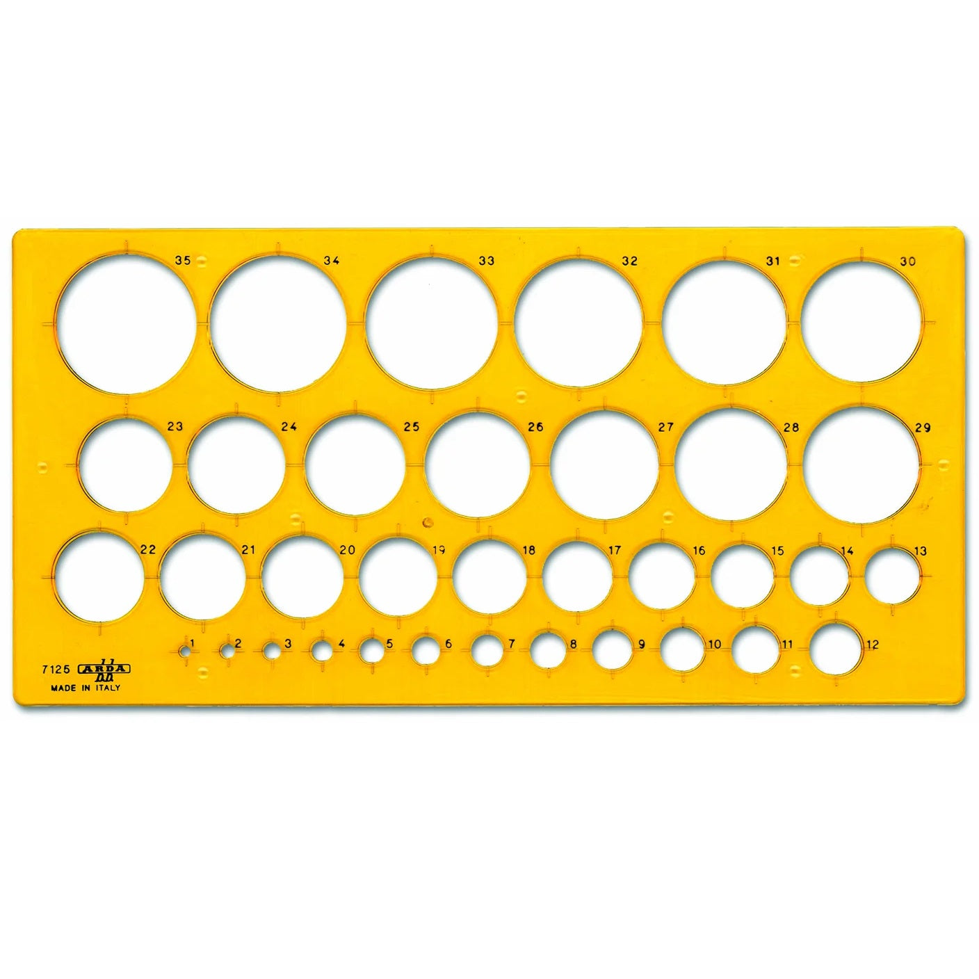Leniar Cirkel Template 1-35