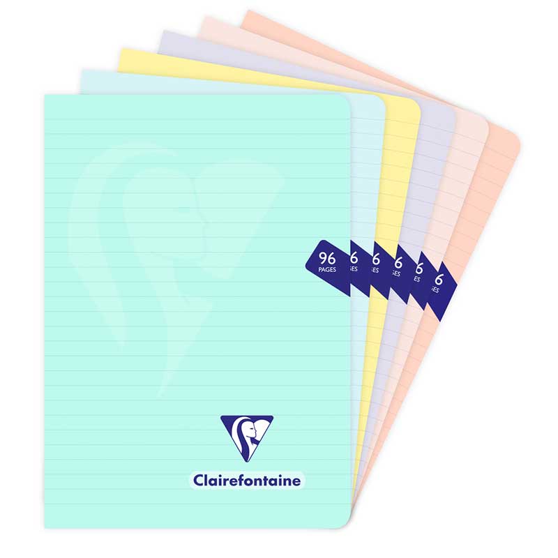 Clairefontaine Notebook 90g Pastel