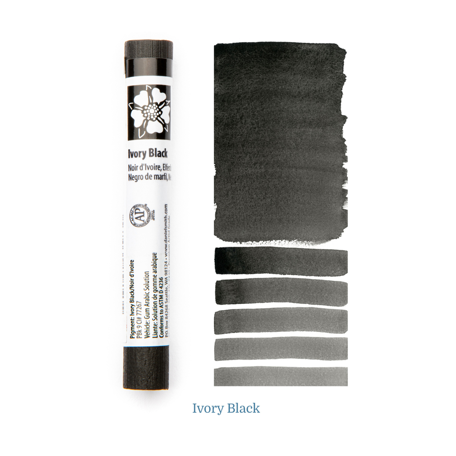DS Watercolor Stick Ivory Black