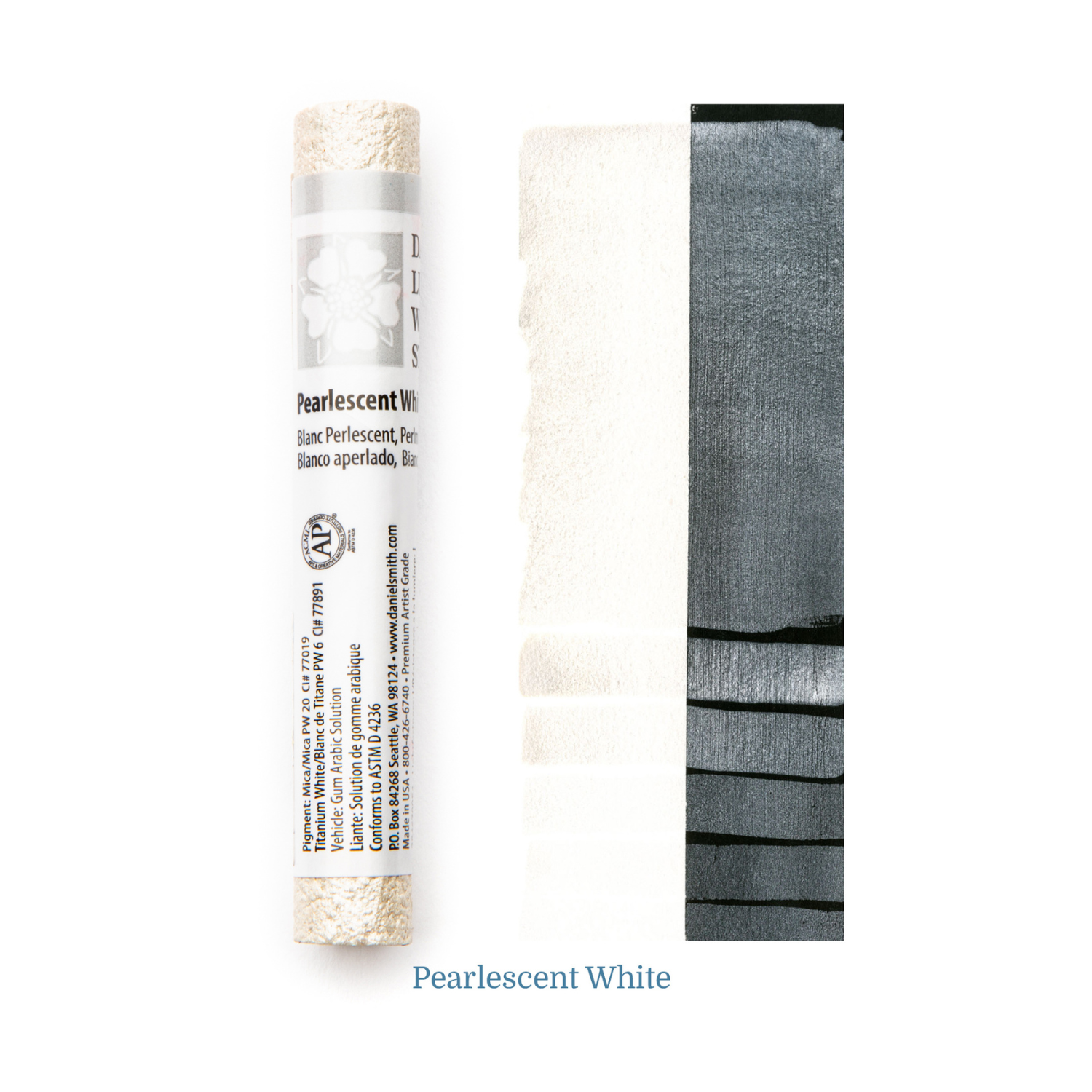 DS Watercolor Stick Pearlescent White