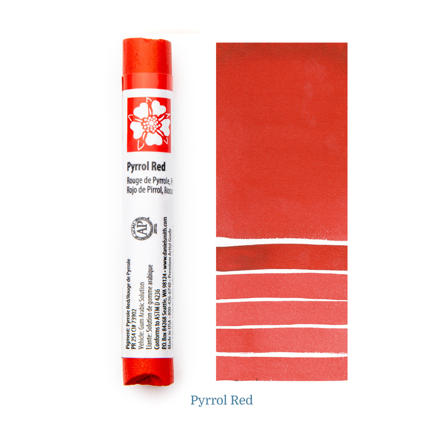 DS Watercolor Stick Pyrrol Red