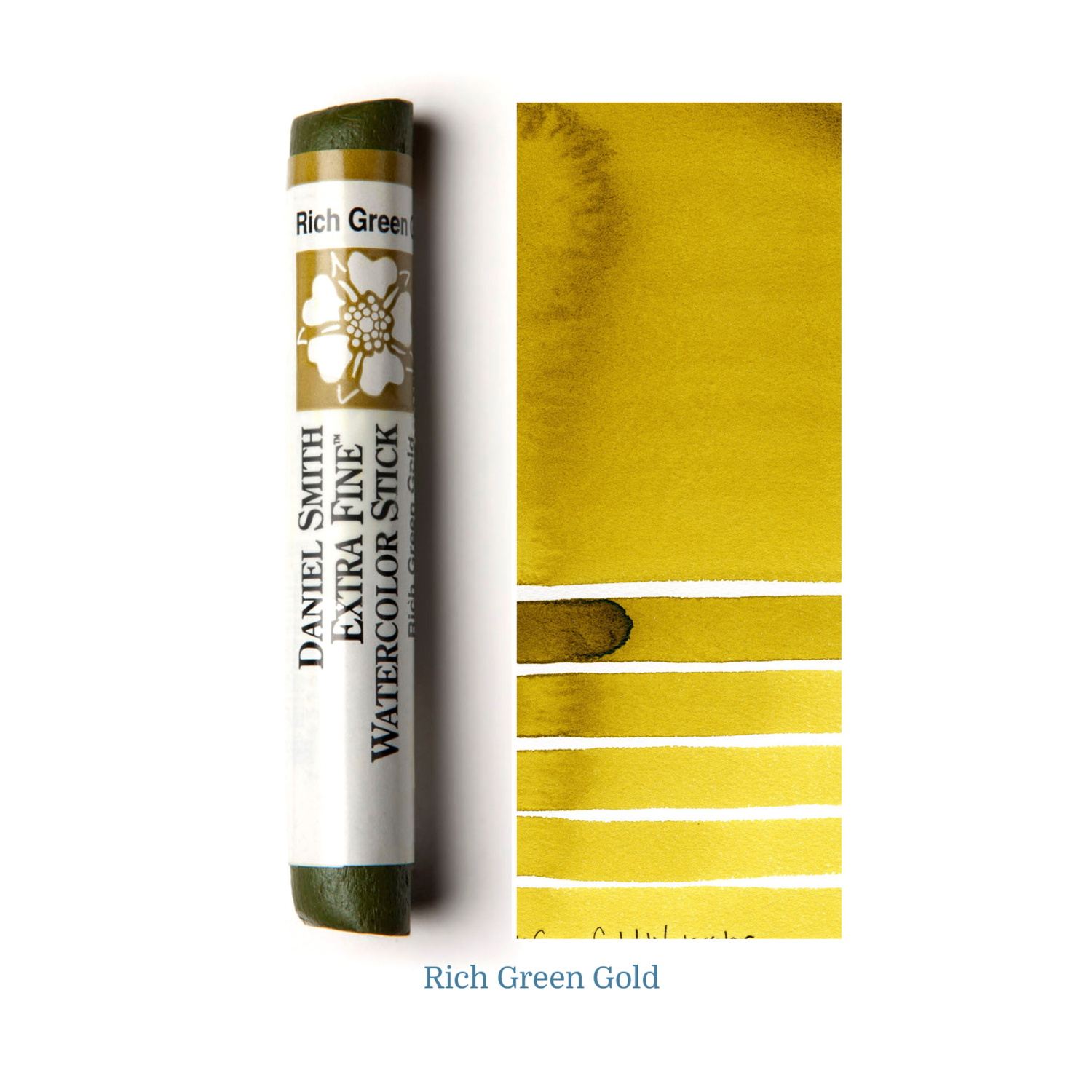 DS Watercolor Stick Rich Green Gold