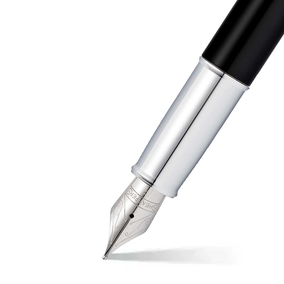 Sheaffer 100 Matte Black with Chrome Accents
