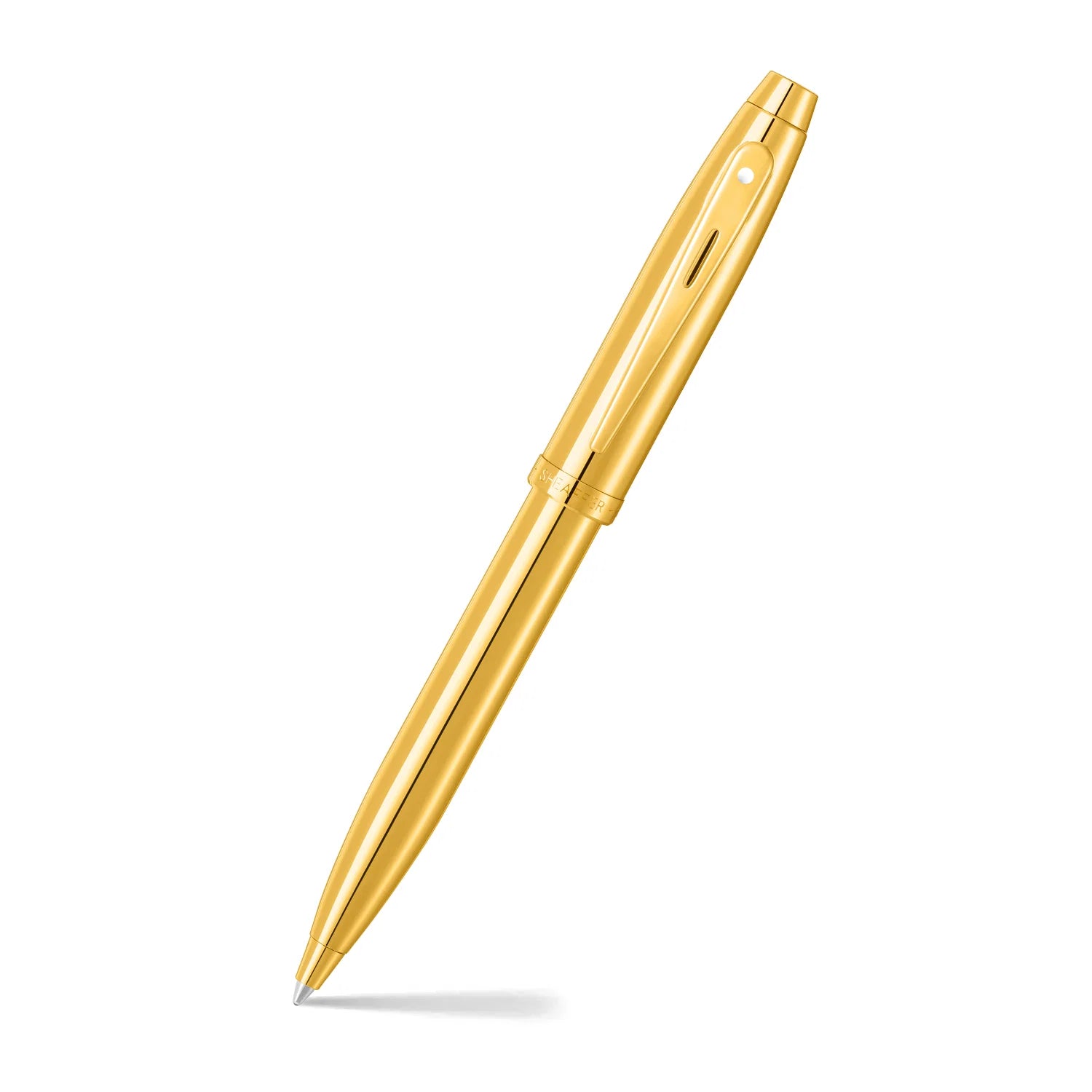Sheaffer 100 Glossy PVD guld med PVD-gulddetaljer