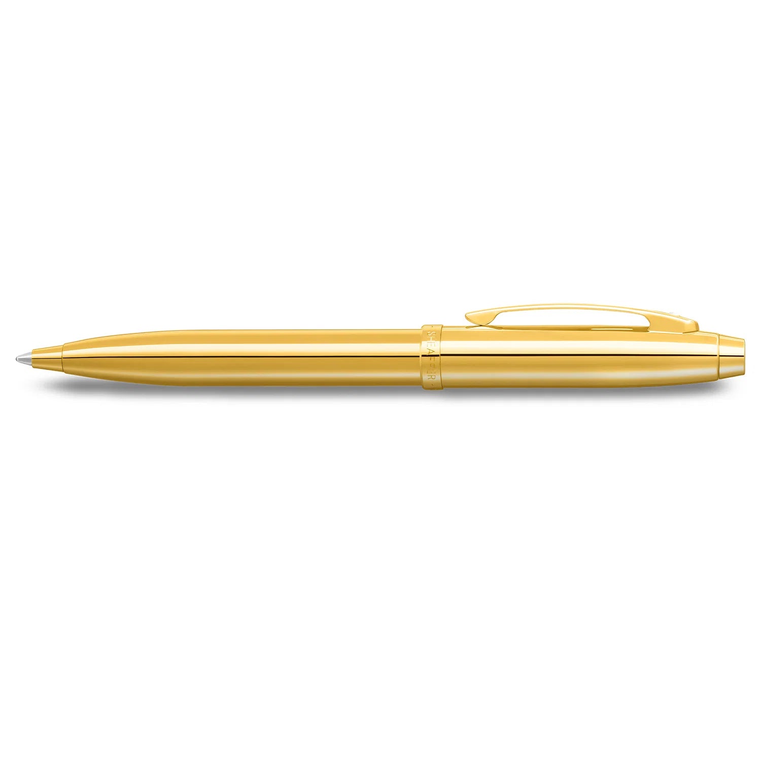 Sheaffer 100 Glossy PVD guld med PVD-gulddetaljer