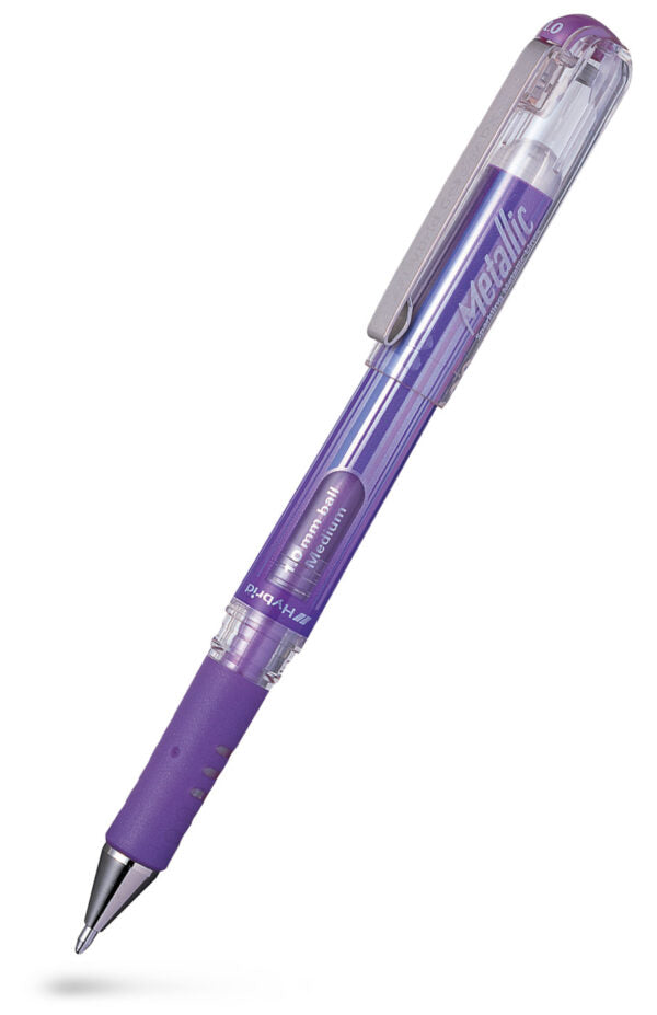 PENTEL K230 Hybrid Gel Grip DX Metallic Metallic lilla