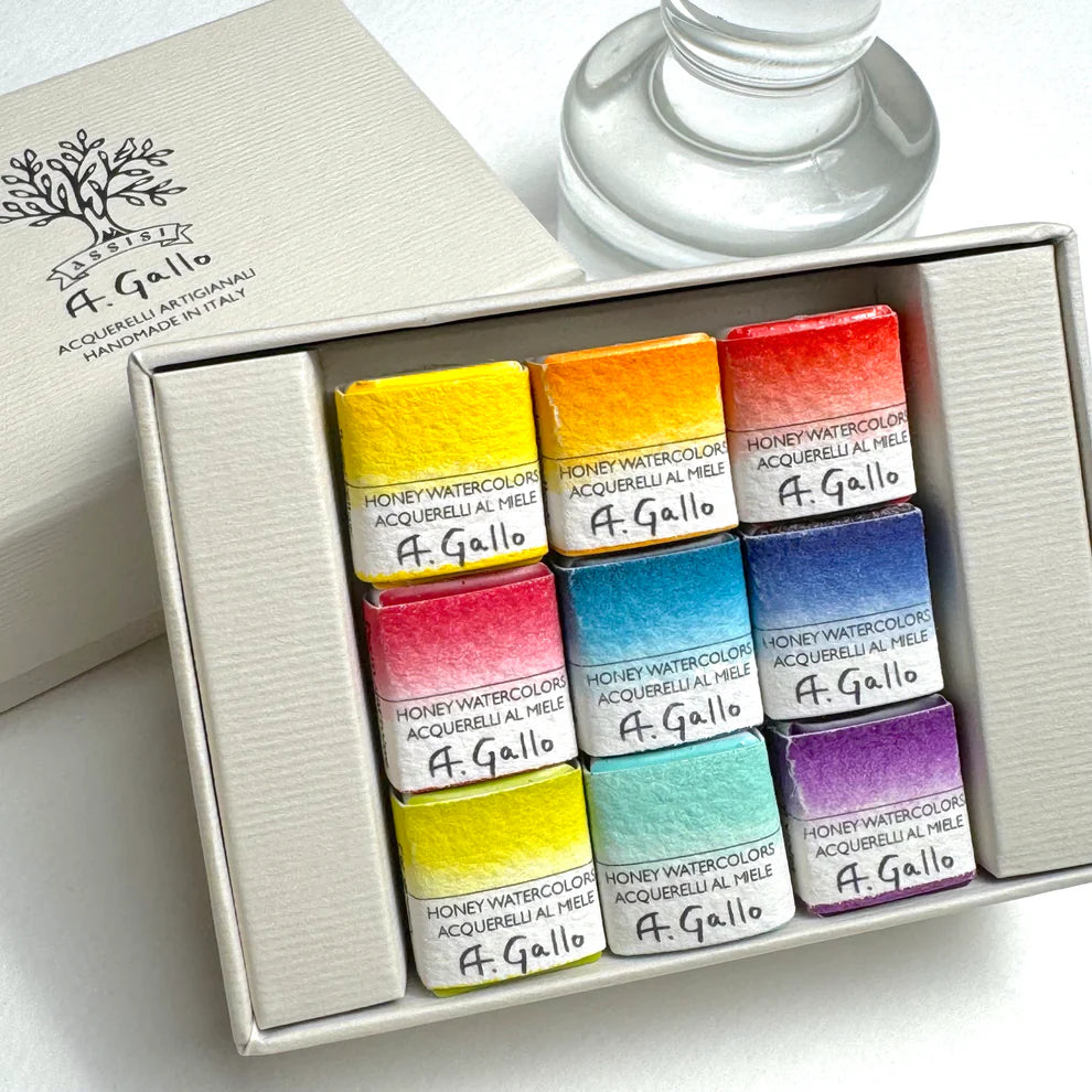 A. Gallo Colors Medley Gift Box 9 half pans