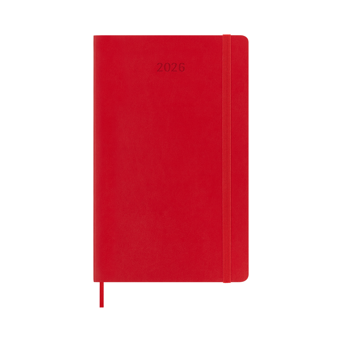 Moleskine Kalender Soft 12M Daily Large Rød 2026