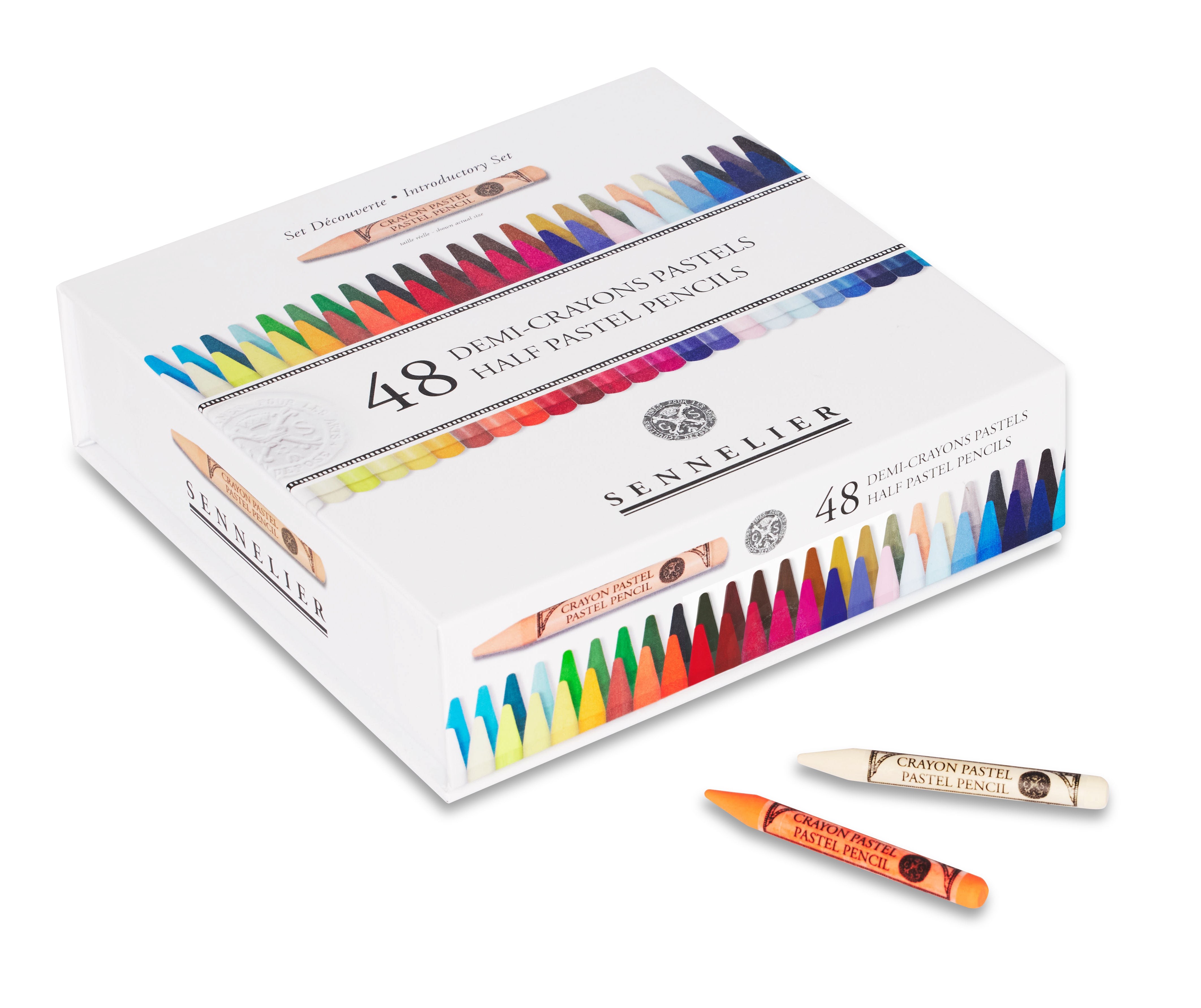 Sennelier Pastel Pencil Set of 48 half pencils