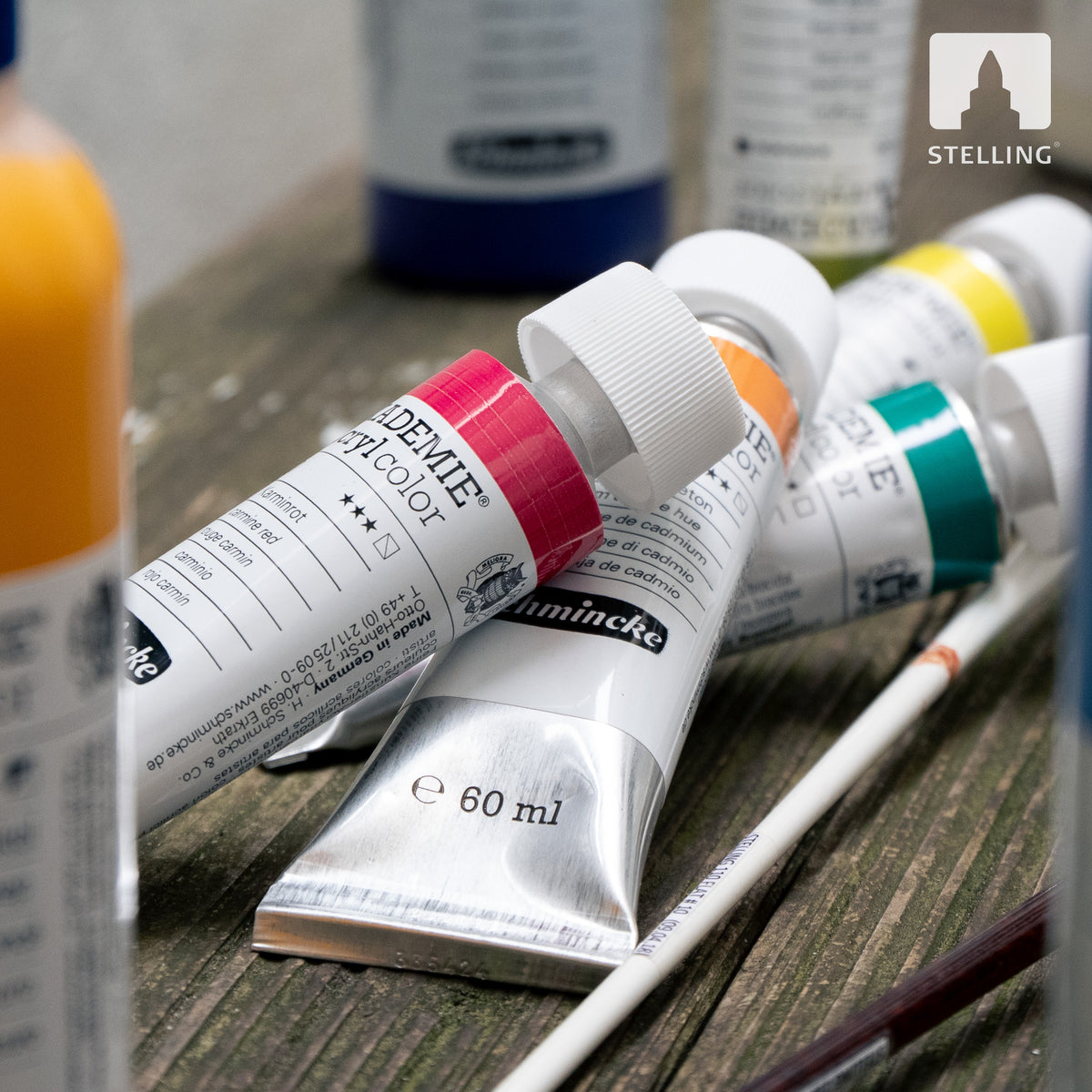 Schmincke Akademie Acrylic Set 5 x 60ml PRIMARY 2025