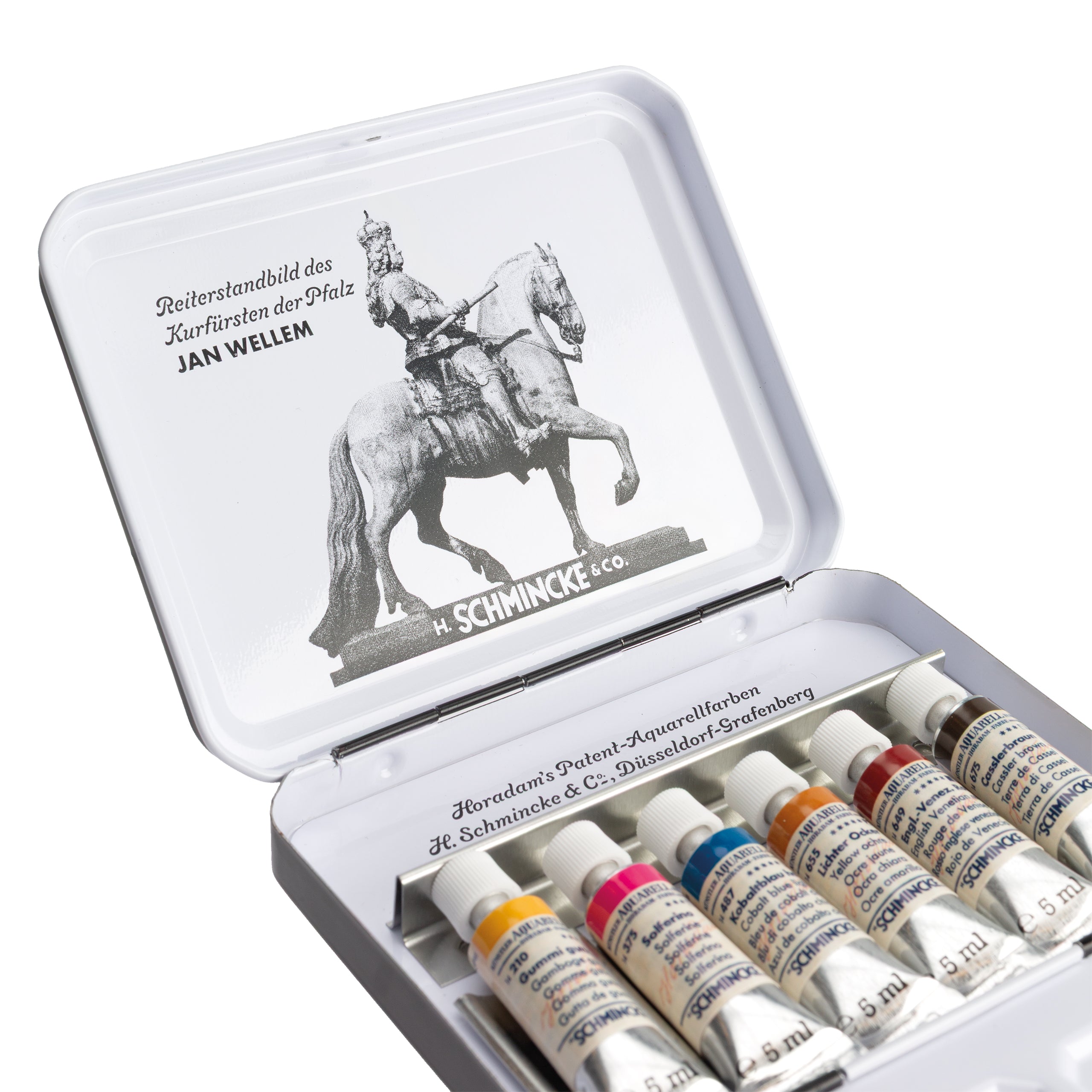 Schmincke Horadam Watercolor Set 6 x 5 ml. Retro Jan Wellem