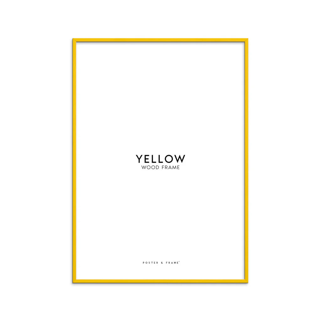 Træramme - Gul