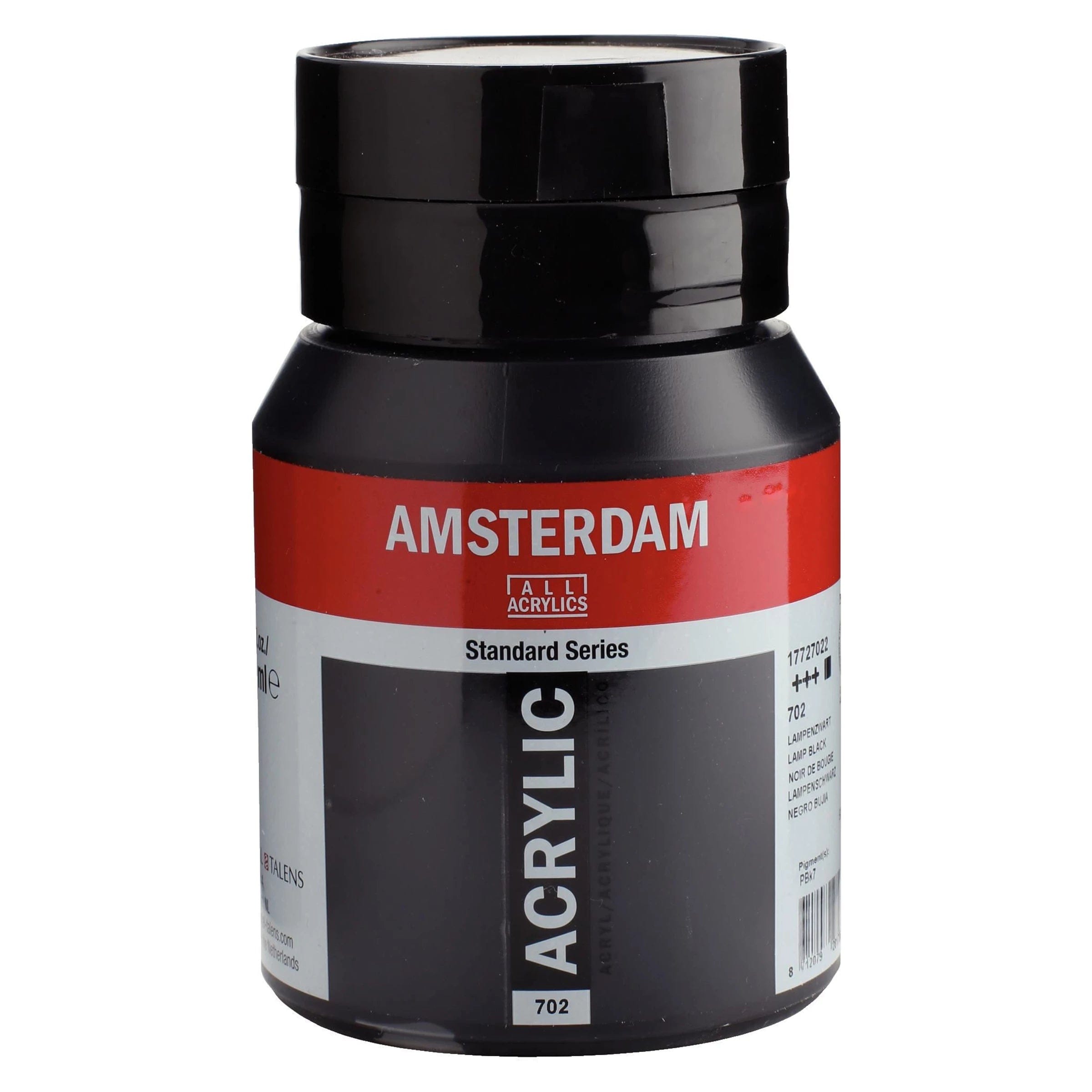 Amsterdam Akrylmaling 500ml Lamp Black