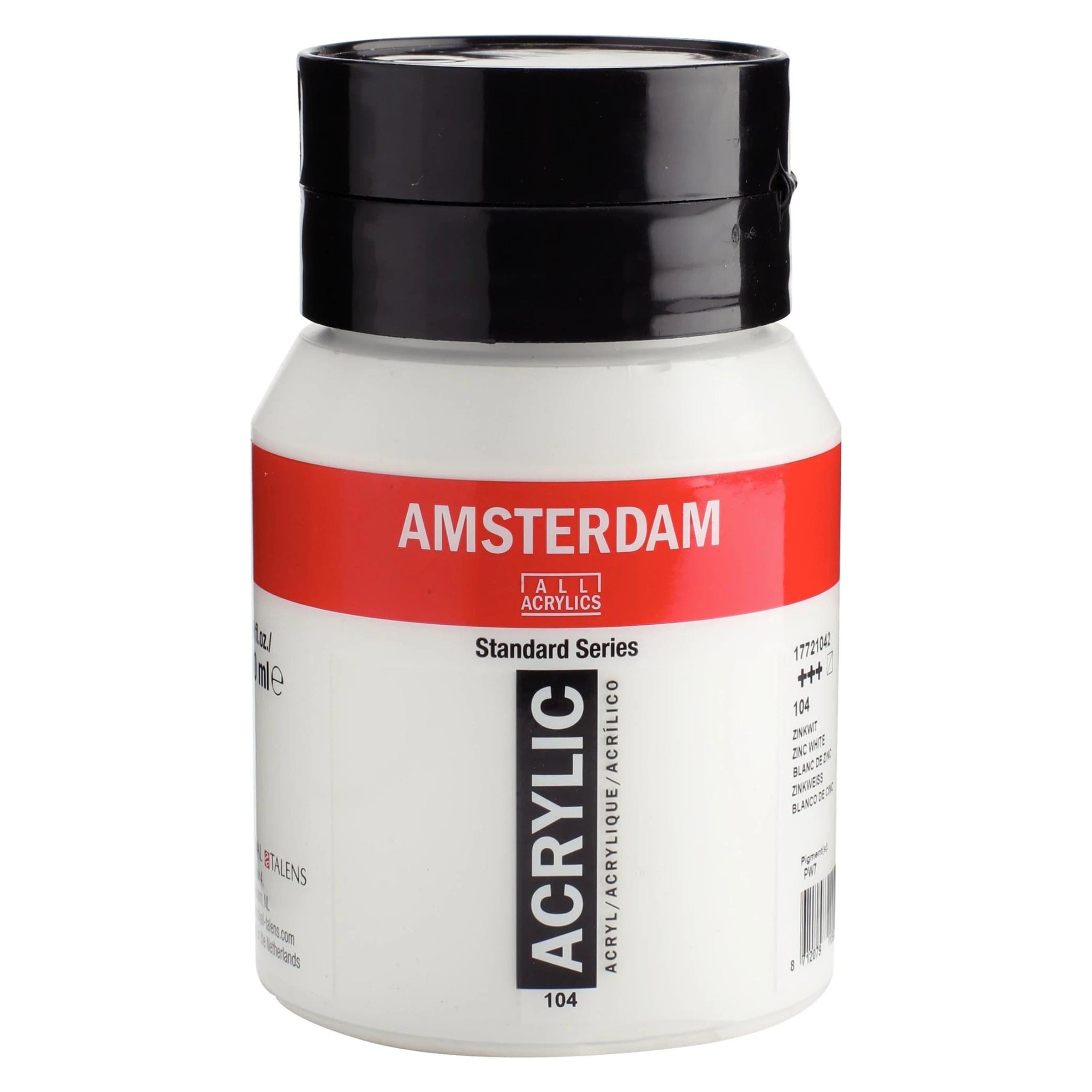 Amsterdam Akrylmaling 500ml Titanium white