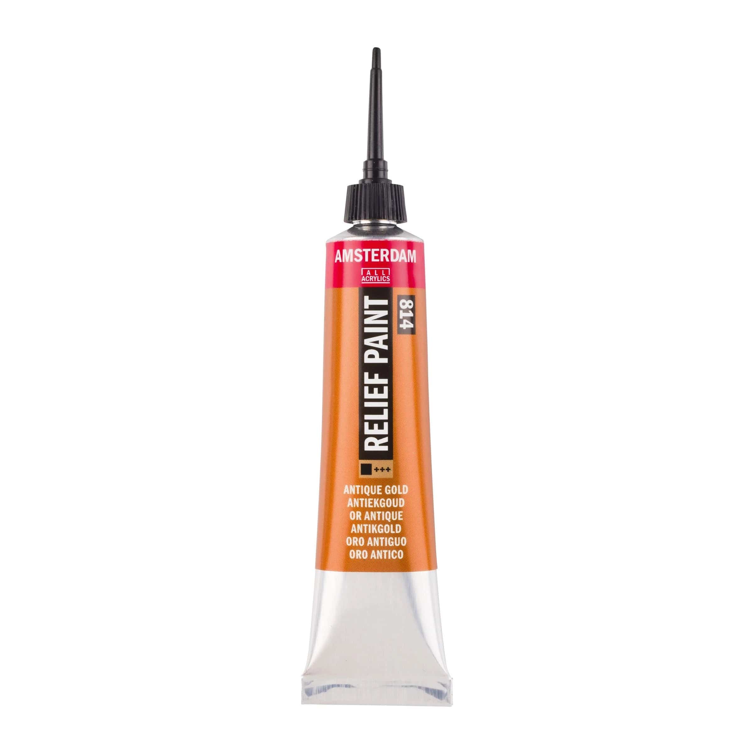 Amsterdam Akrylmaling AMSTERDAM RELIEF PAINT- Antik Gold