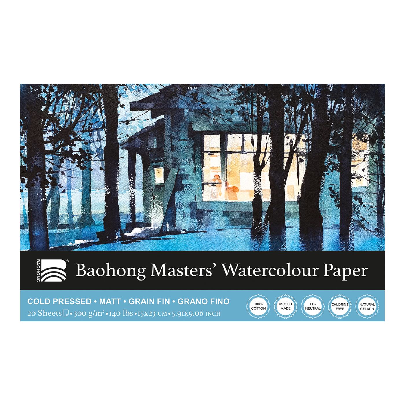 Baohong Masters' Watercolor Pad