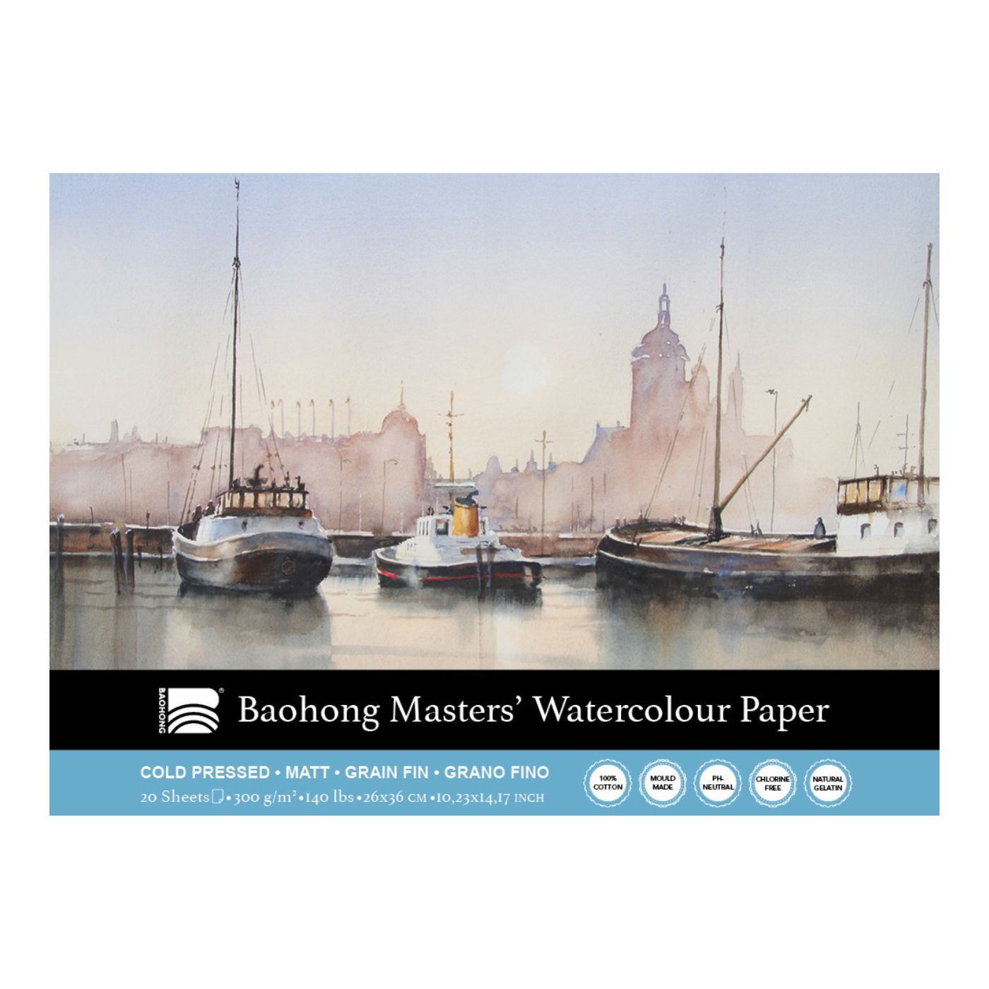 Baohong Masters' Watercolor Pad