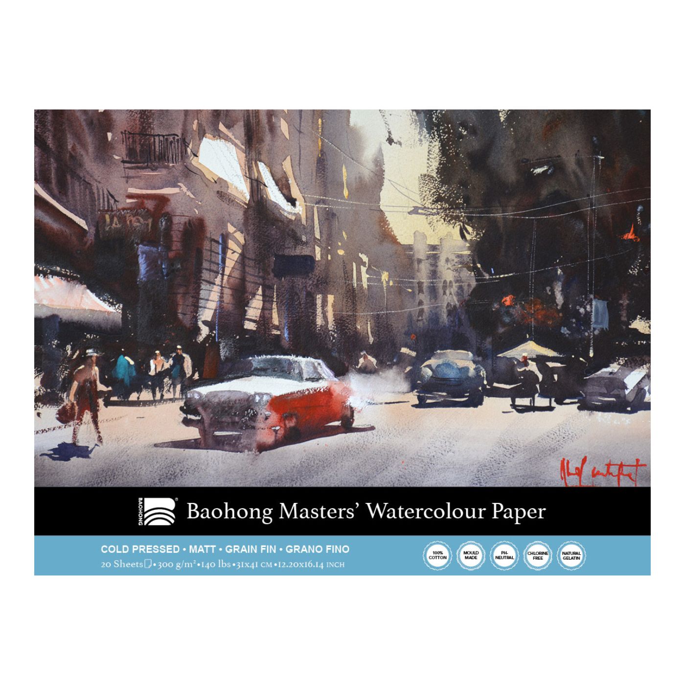 Baohong Masters' Watercolor Pad