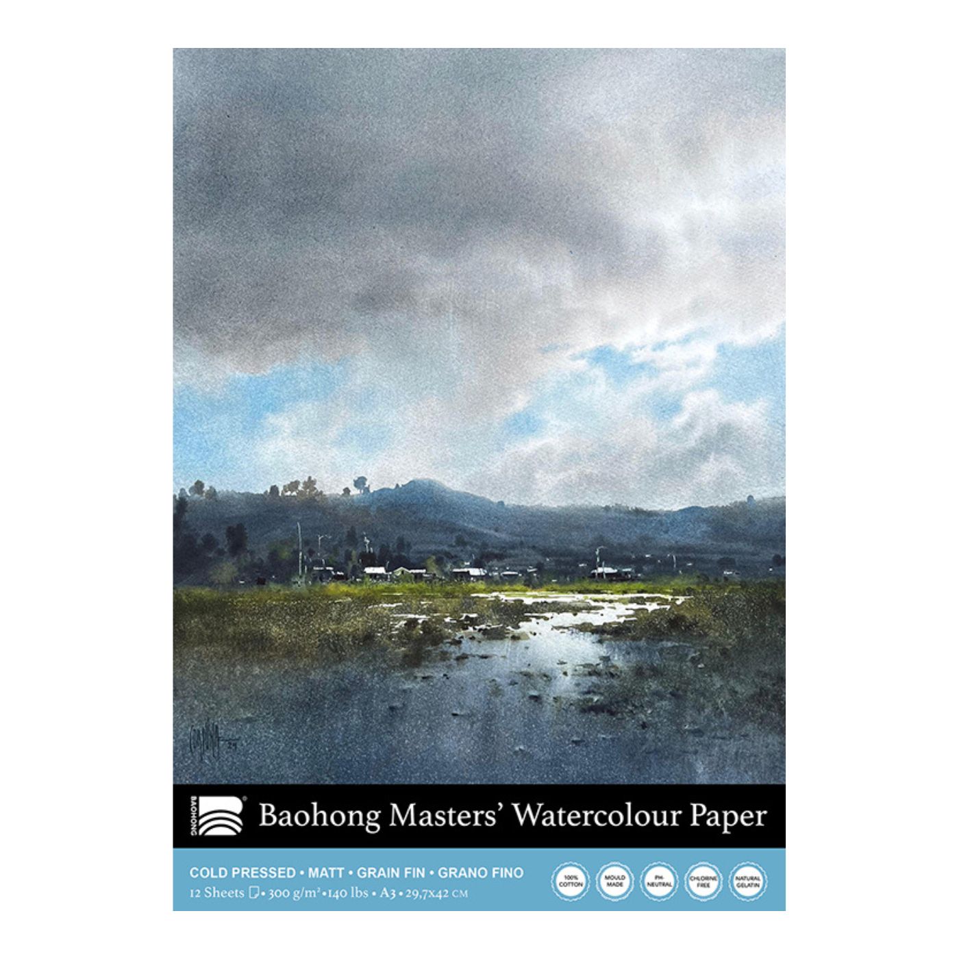 Baohong Masters Watercolor Pad - Portrait